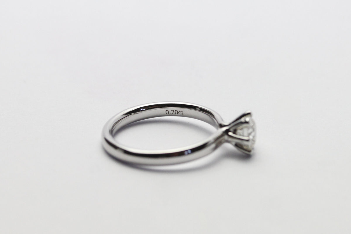 Mahlberg 750er Solitärring 0,70ct H/SI2 NP: 3990.-