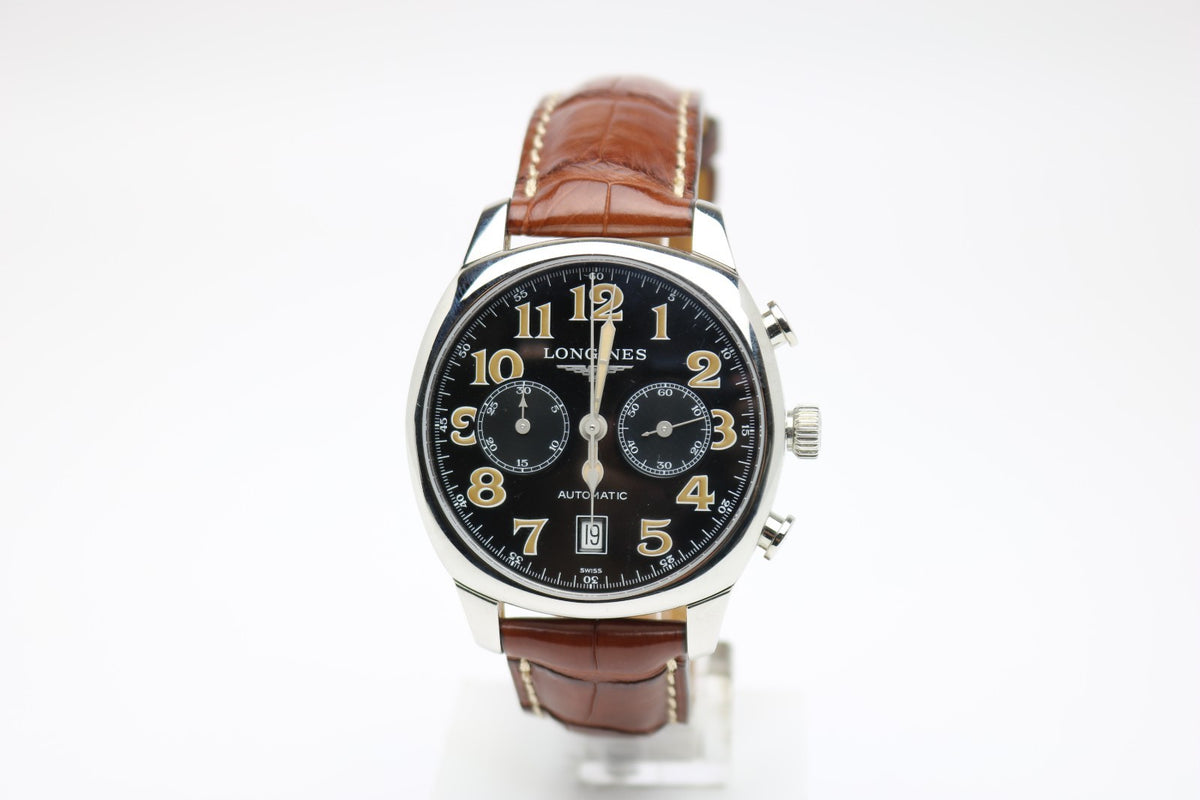 Longines Spirit Automatik Chronograph Armbanduhr Herren - Ref. L2.705.4