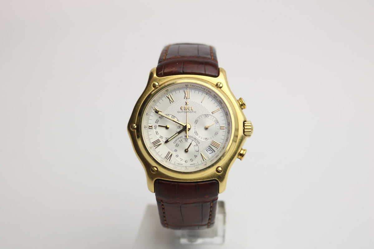 Ebel 1911 Chronograph Le Modulor Automatic Ambanduhr Herren - 18K - Ref E8137241