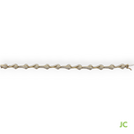 585er Gold Armband + 228 Brillanten