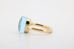 Pomellato Topasring Nudo Maxi, 750 Gold, Ringgröße 52 ca. 9,3 g
