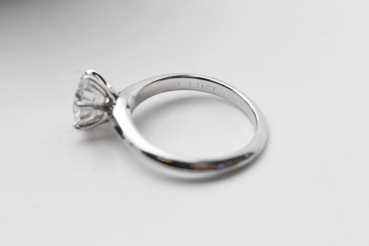 Tiffany & Co Brillantring 1,51ct 950er Platin