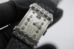Hamilton Art Deco Vintage Handaufzug 14k Ambanduhr mit Diamanten