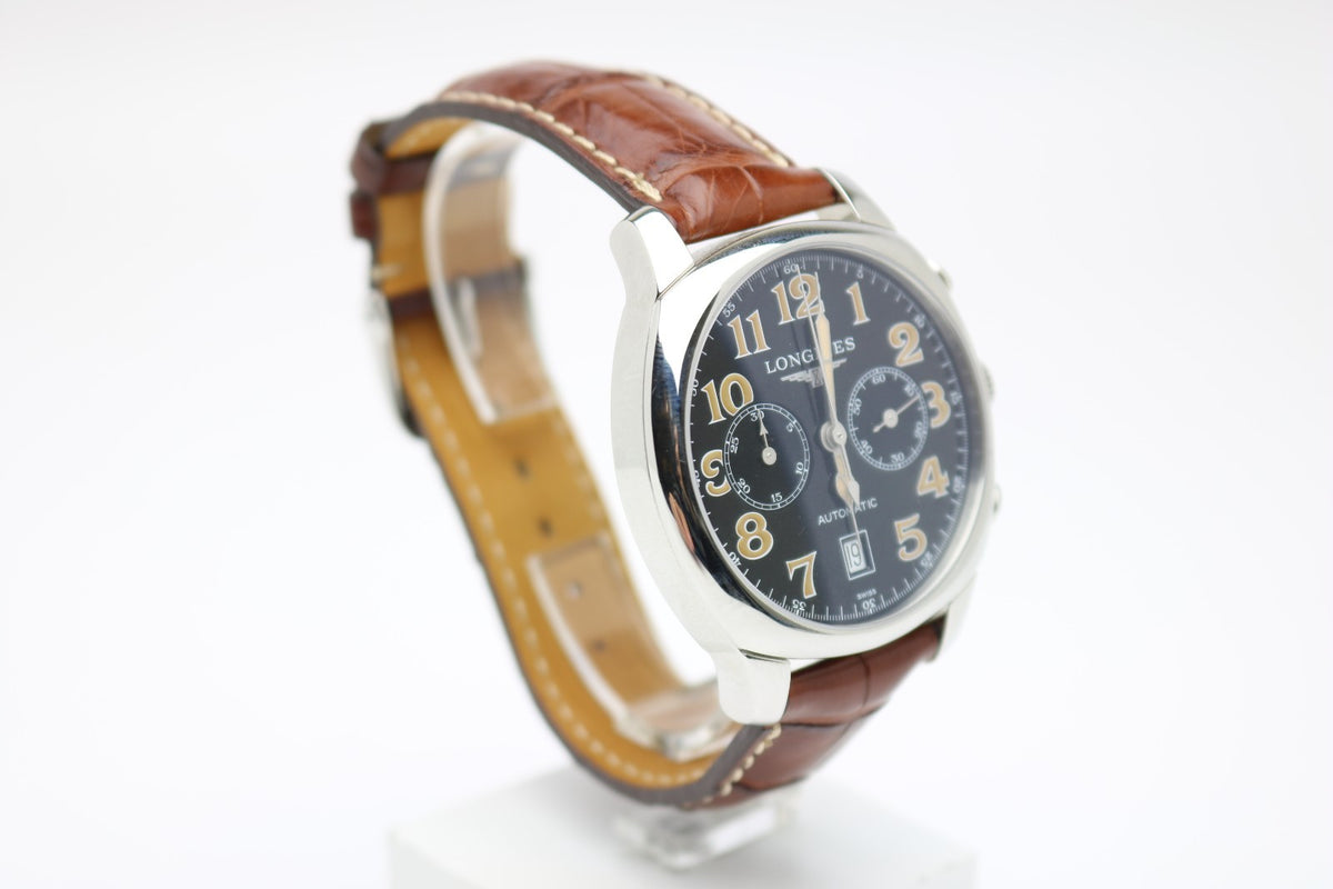 Longines Spirit Automatik Chronograph Armbanduhr Herren - Ref. L2.705.4