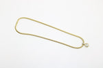 WEMPE Solitär-Brillant ca. 0,50ct - 750 Gelbgold mit Diamantanhänger - ca. 44 cm