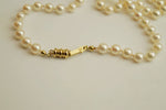 Perlenkette mit Tiffany&Co Perlen 585 und 750er Gelbgold