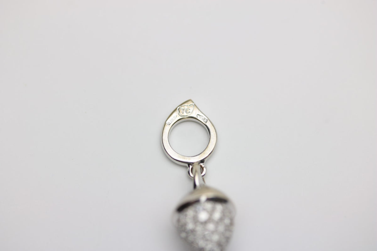 TAMARA COMOLLI MIKADO Flamenco Pavé 18K Weissgold Diamant Brillant-Schliff