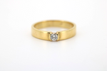CHRIST Gold und Diamant Damenring 750er Gold – Ringgröße 52