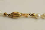 Perlenkette mit Tiffany&Co Perlen 585 und 750er Gelbgold