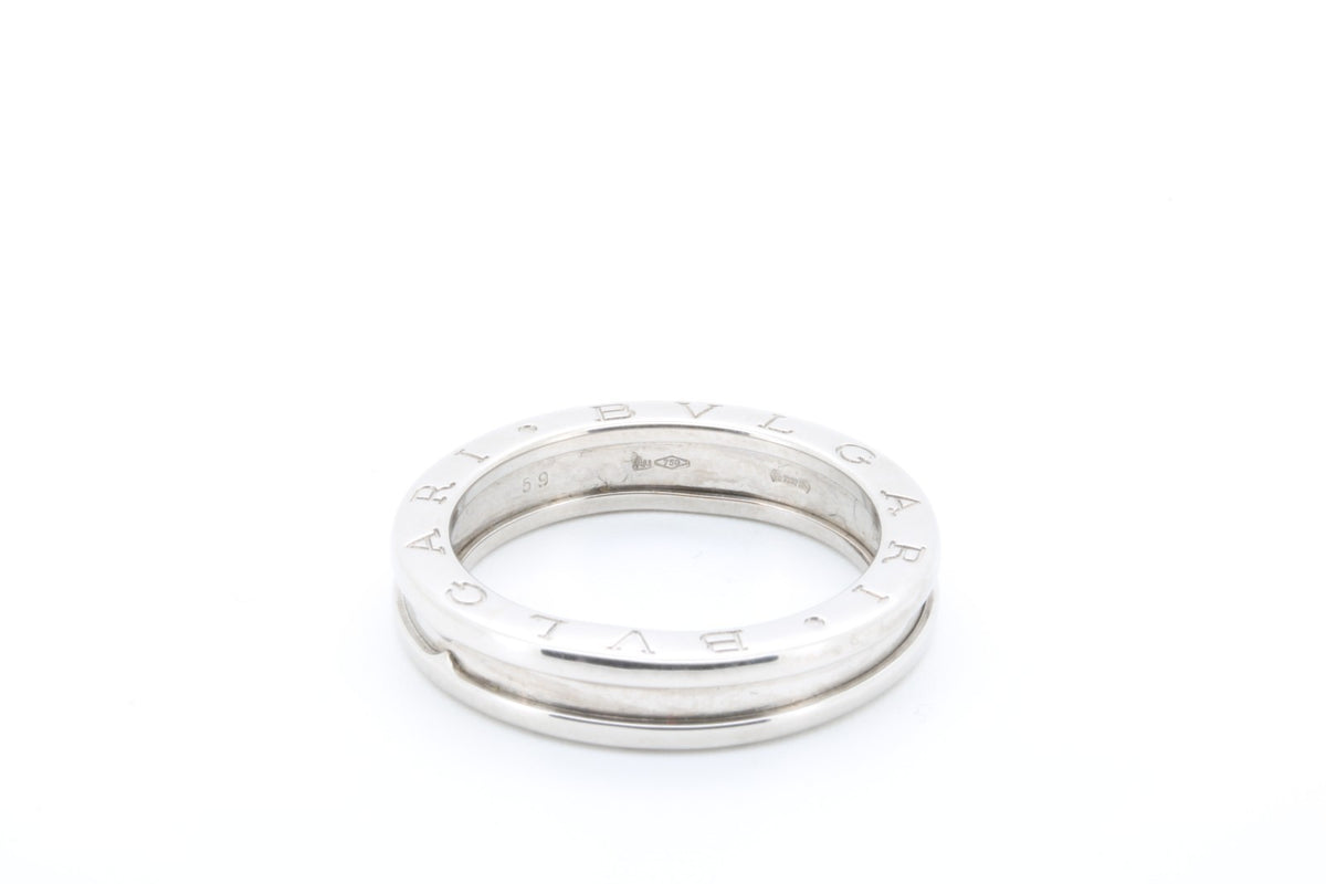 Bvlgari B. Zero 1 Ring 18k Weißgold Gr. 58 ca. 7,1g Box & Papiere