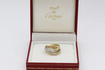 Cartier Trinity Brillant Memory-Ring 18k Gold Gr. 53 ca. 9,1g