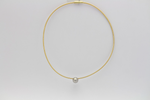 Niessing Collier 18k 43cm Gold mit Anhänger 9 Brillanten ca. 0,17ct. ca. 10,1g