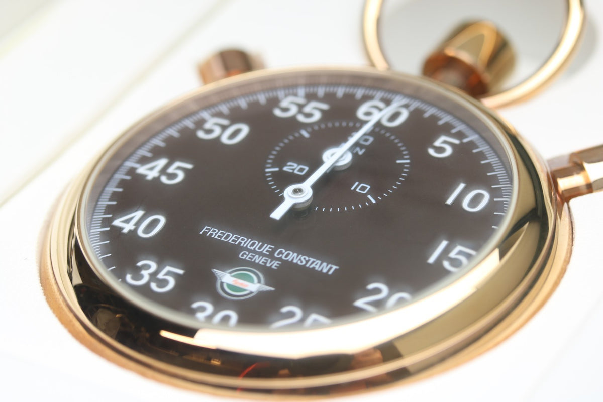 Frédérique Constant Automatik Armbanduhr SET mit Stoppuhr Herren Ref. FC305x4h6