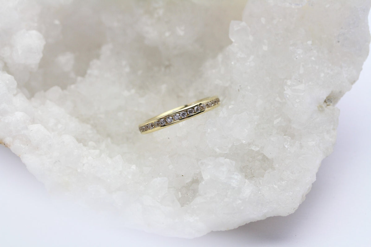 Glamira Damen Memory Ring 18k Gelbgold 35 Brillanten ca. 0,7 ct. Gr. 54 ca. 4,1g