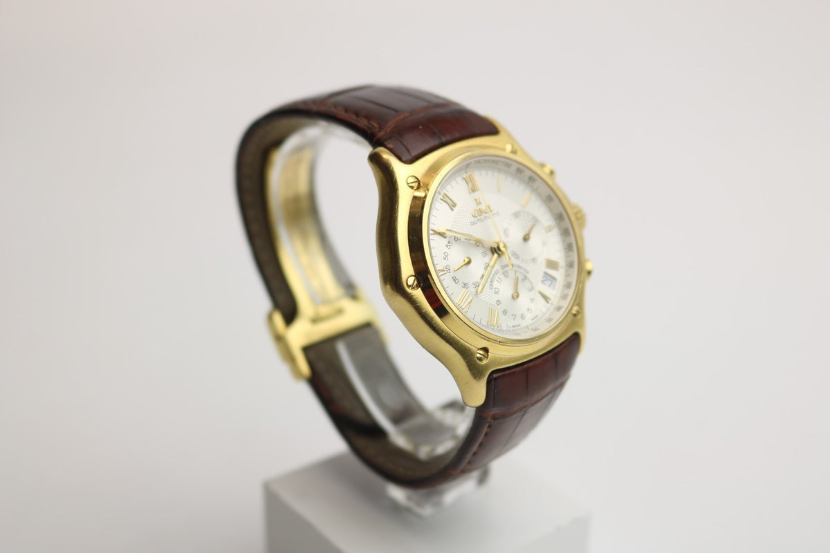 Ebel 1911 Chronograph Le Modulor Automatic Ambanduhr Herren - 18K - Ref E8137241