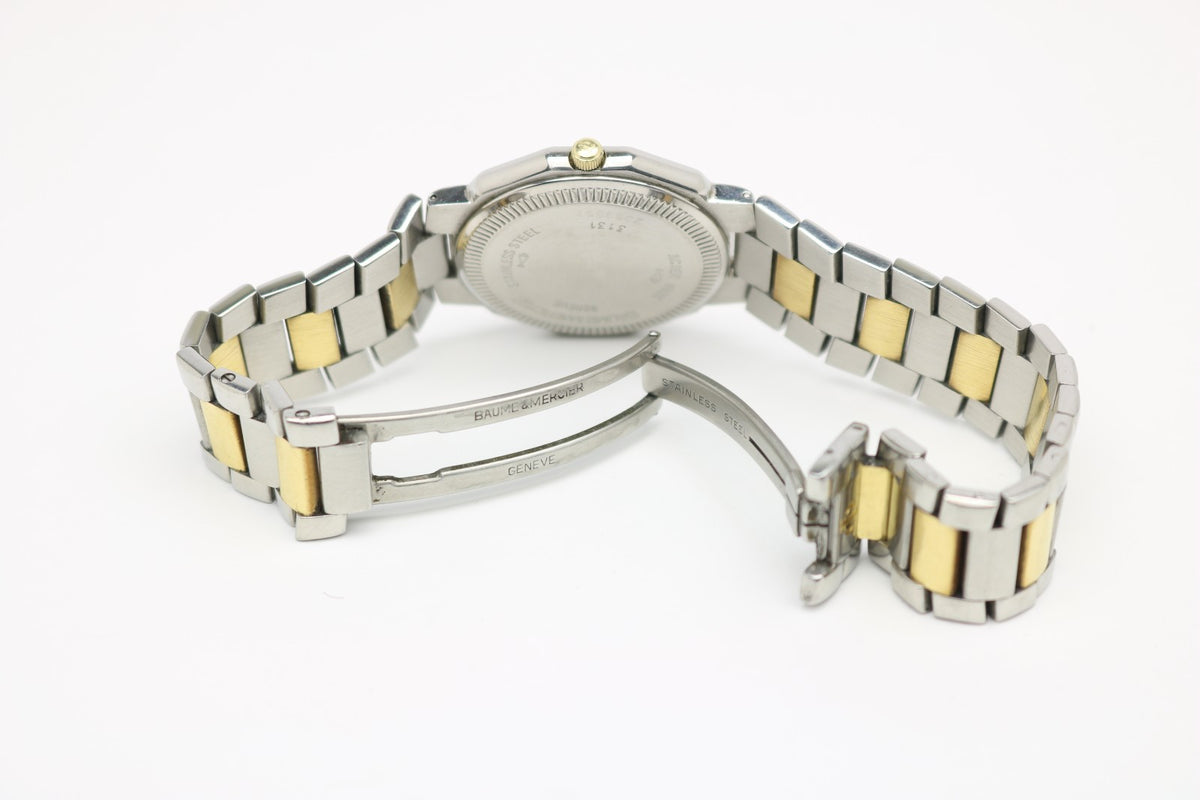Baume & Mercier Riviera Automatik Ambanduhr - Ref. 3131 - aus Stahl und gold