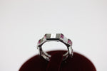 Gucci Ring aus 750 Weißgold mit Rubelite – Ringgröße 51