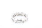 Bvlgari B. Zero 1 Ring 18k Weißgold Gr. 58 ca. 7,1g Box & Papiere