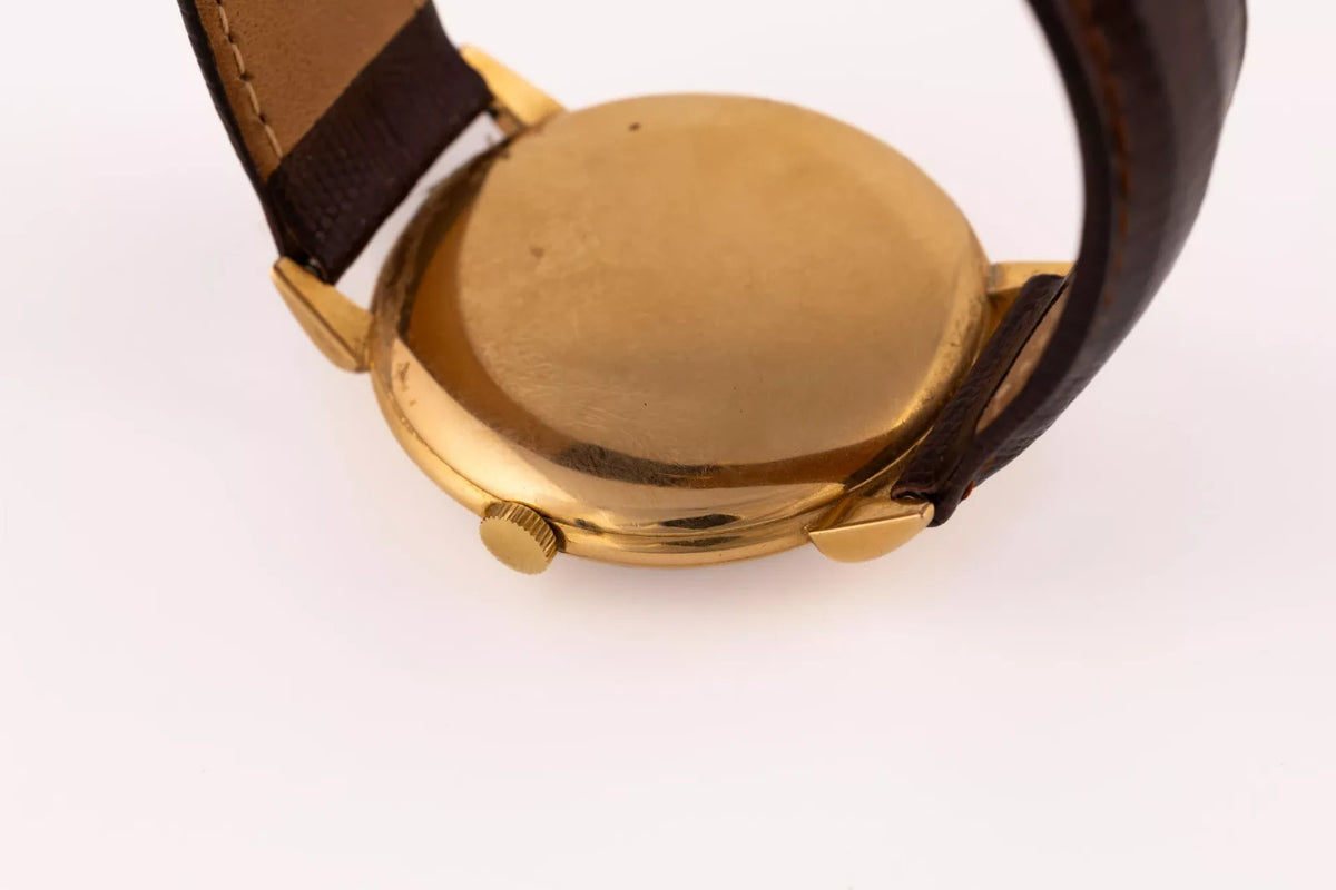 IWC Schaffhausen Armbanduhr um 1955 Gehäuse: 18kt Gold