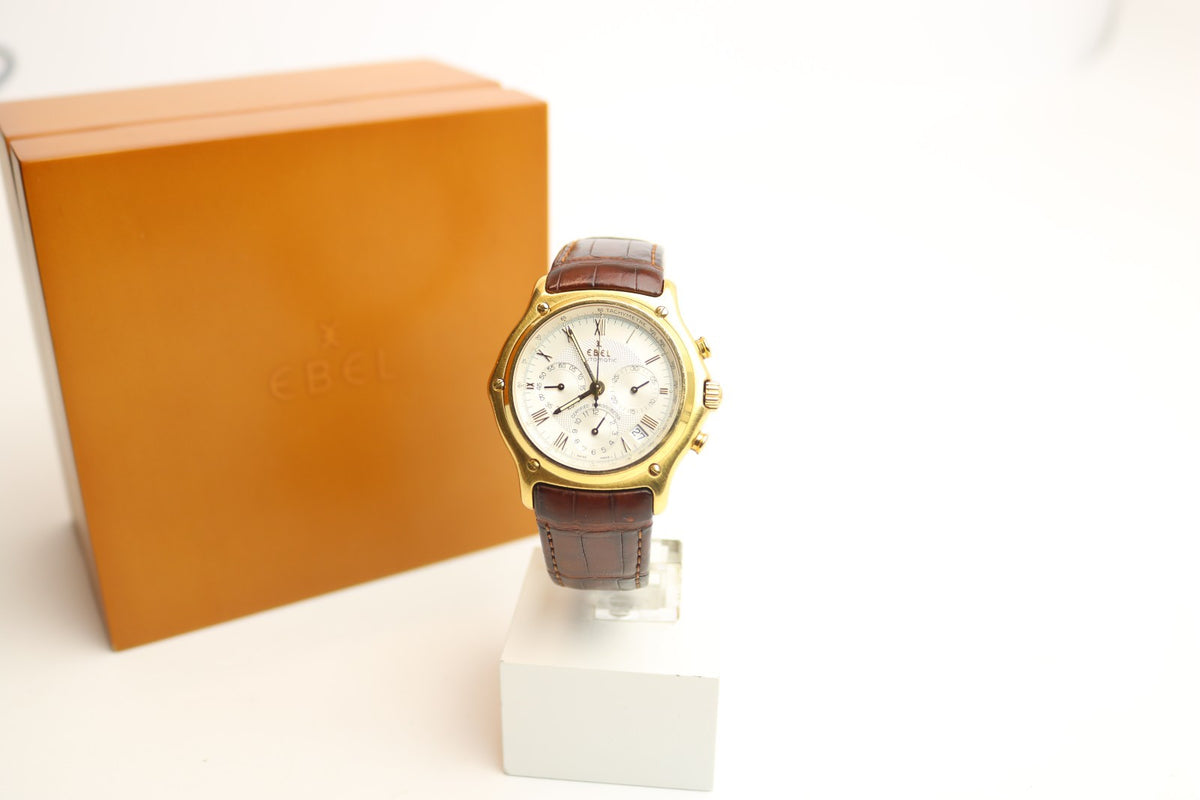 Ebel 1911 Chronograph Le Modulor Automatic Ambanduhr Herren - 18K - Ref E8137241