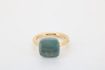 Pomellato Topasring Nudo Maxi, 750 Gold, Ringgröße 52 ca. 9,3 g