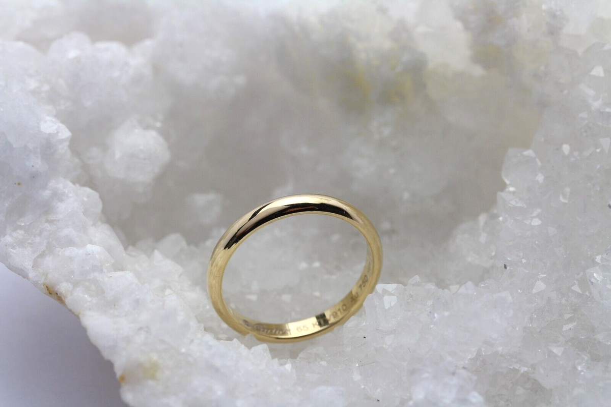 Cartier Ehering / Trauring 18k Gelbgold Gr. 65 ca. 5,6g