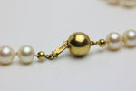 2-Teiliges SET, Perlen u. GOLD 750er - Halskette und Armband Schoettel