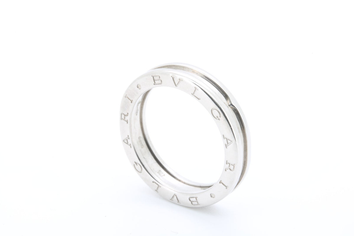 Bvlgari B. Zero 1 Ring 18k Weißgold Gr. 58 ca. 7,1g Box & Papiere
