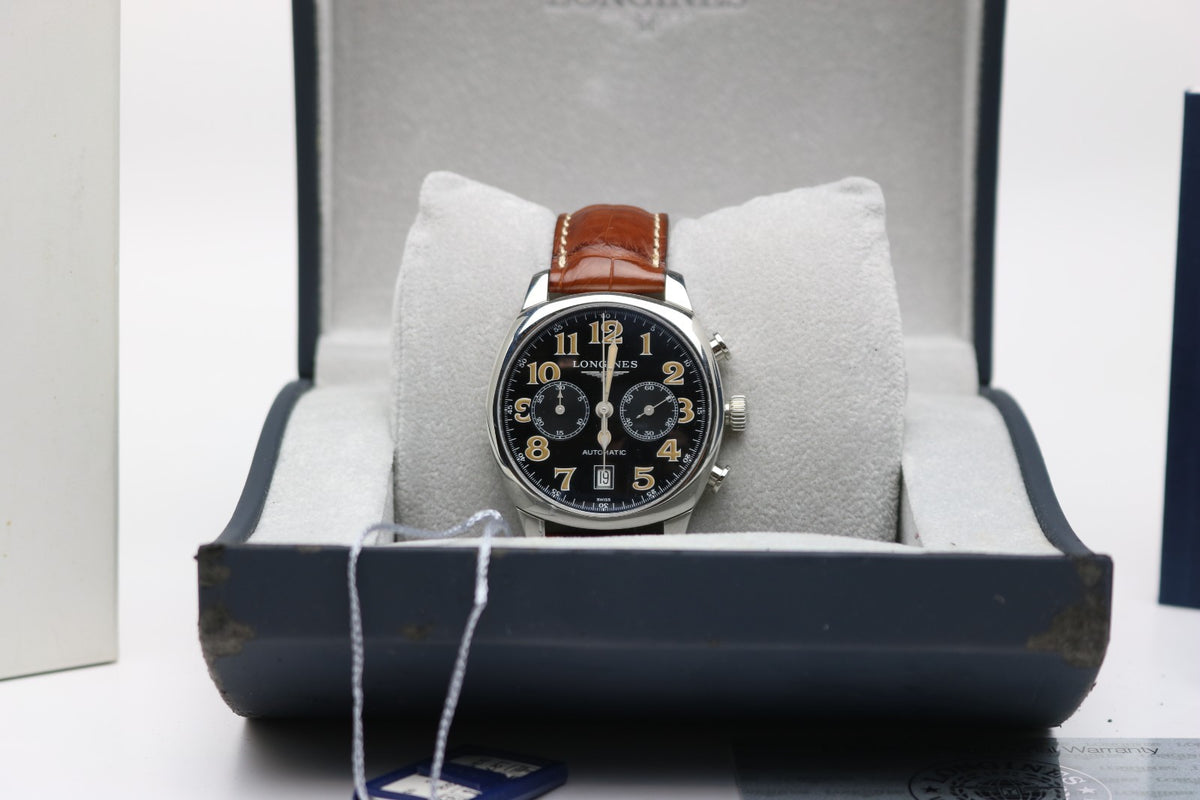 Longines Spirit Automatik Chronograph Armbanduhr Herren - Ref. L2.705.4