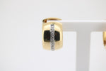 Wempe Gold Diamant Ohrstecker mit jeweils 11 Diamanten - 750 Gelbgold ca. 14,5g