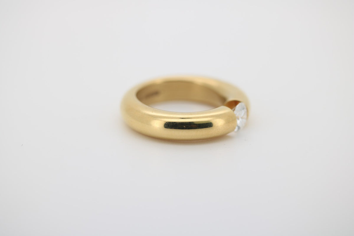 Niessing Damen Ring in 750 Gelbgold mit Zertifikat
