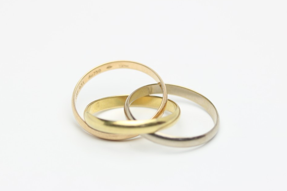 Cartier Trinity Ring - 750 Gold Ringgröße ∅ 53