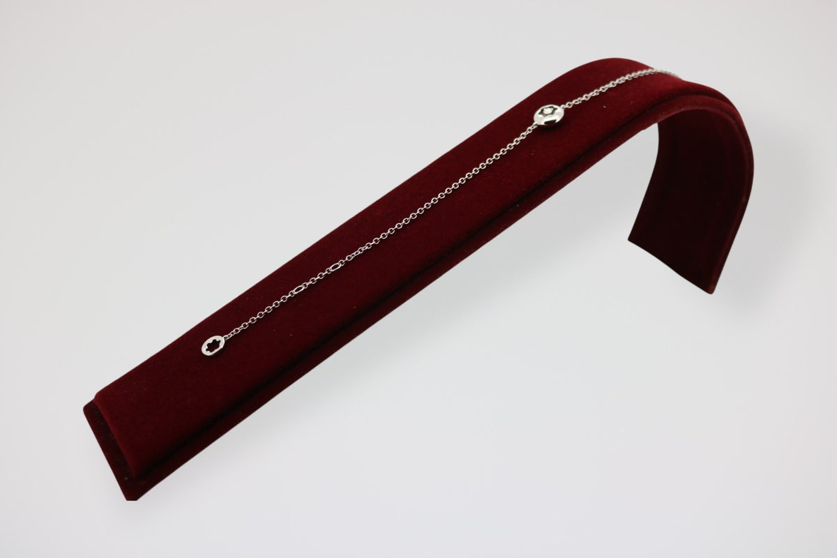 Montblanc Armband für Damen aus 750 Weißgold mit Diamant 0,05ct - 19cm