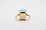 Pomellato Topasring Nudo Maxi, 750 Gold, Ringgröße 52 ca. 9,3 g