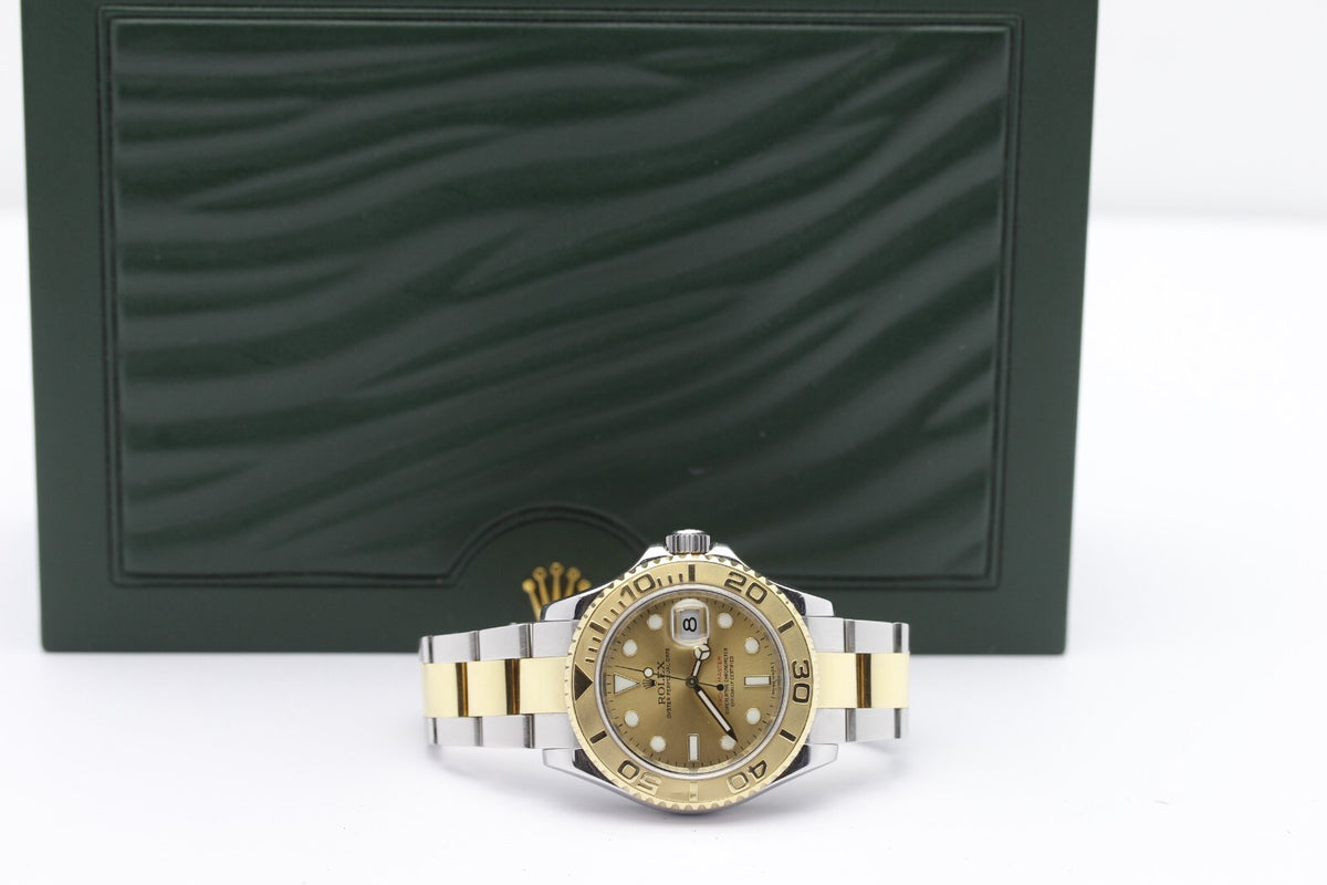 Rolex Yacht-Master 40 16623 Champagner Stahl/Gold Automatik Herren Box & Papiere