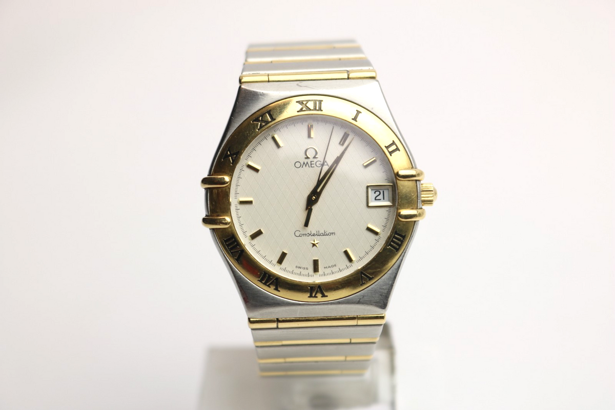 Omega Constellation Quartz Ambanduhr Herren - 396/1532 Stahl/gold