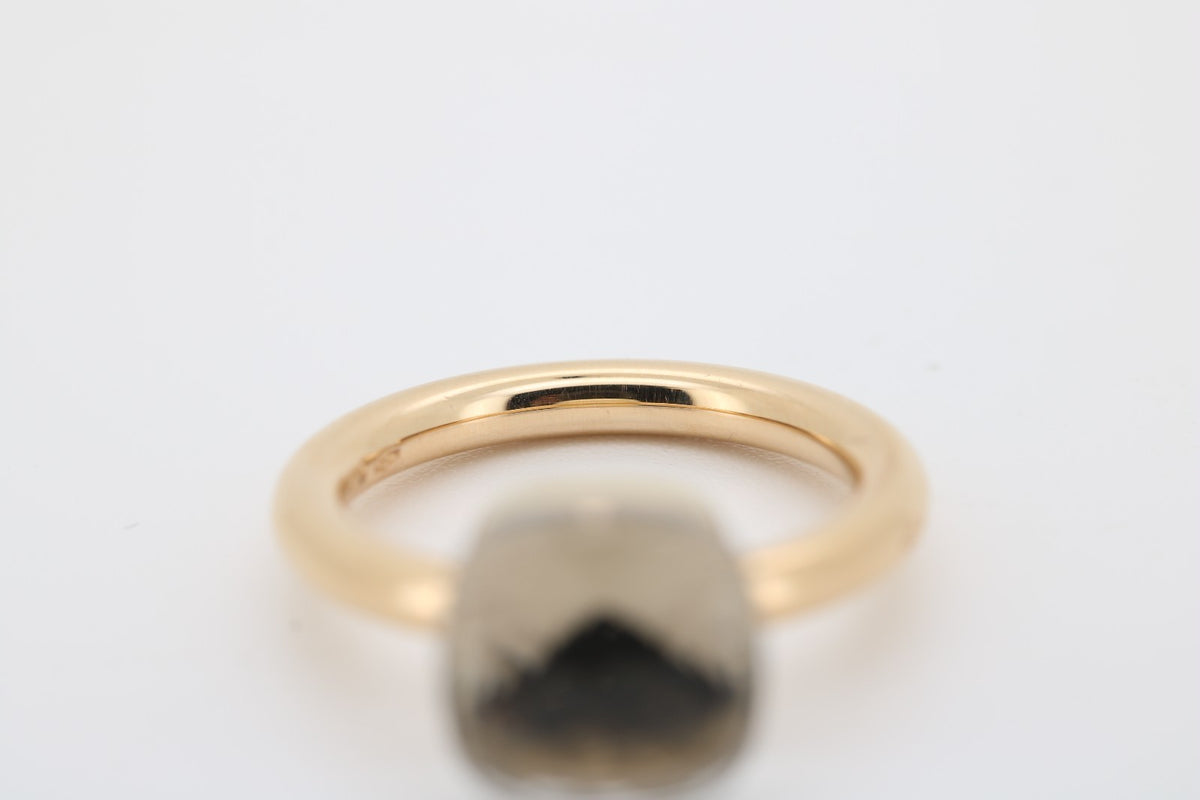 Ring Pomellato Nudo Classic mit Topas, 750 Roségold, beh. Topas in Kissenschliff