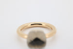 Ring Pomellato Nudo Classic mit Topas, 750 Roségold, beh. Topas in Kissenschliff