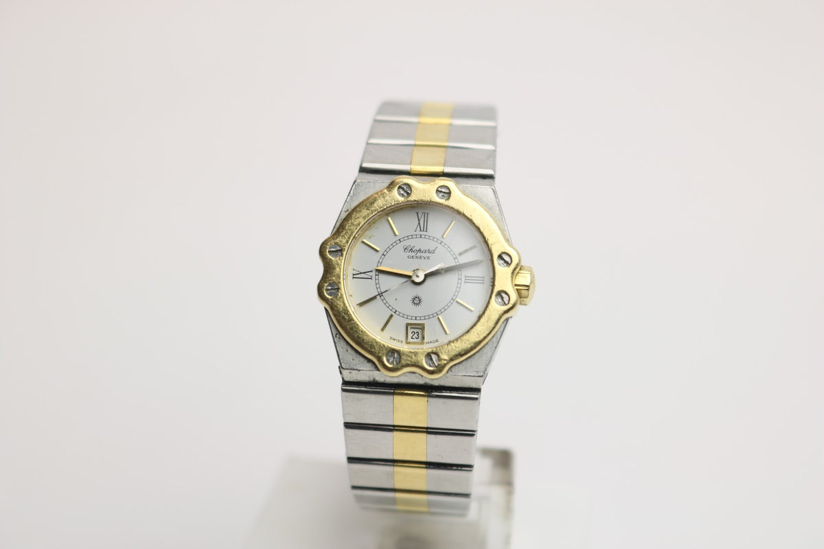 Chopard Lady St. Moritz Quartz Ambanduhr Damen - 8024 Stahl/Gold