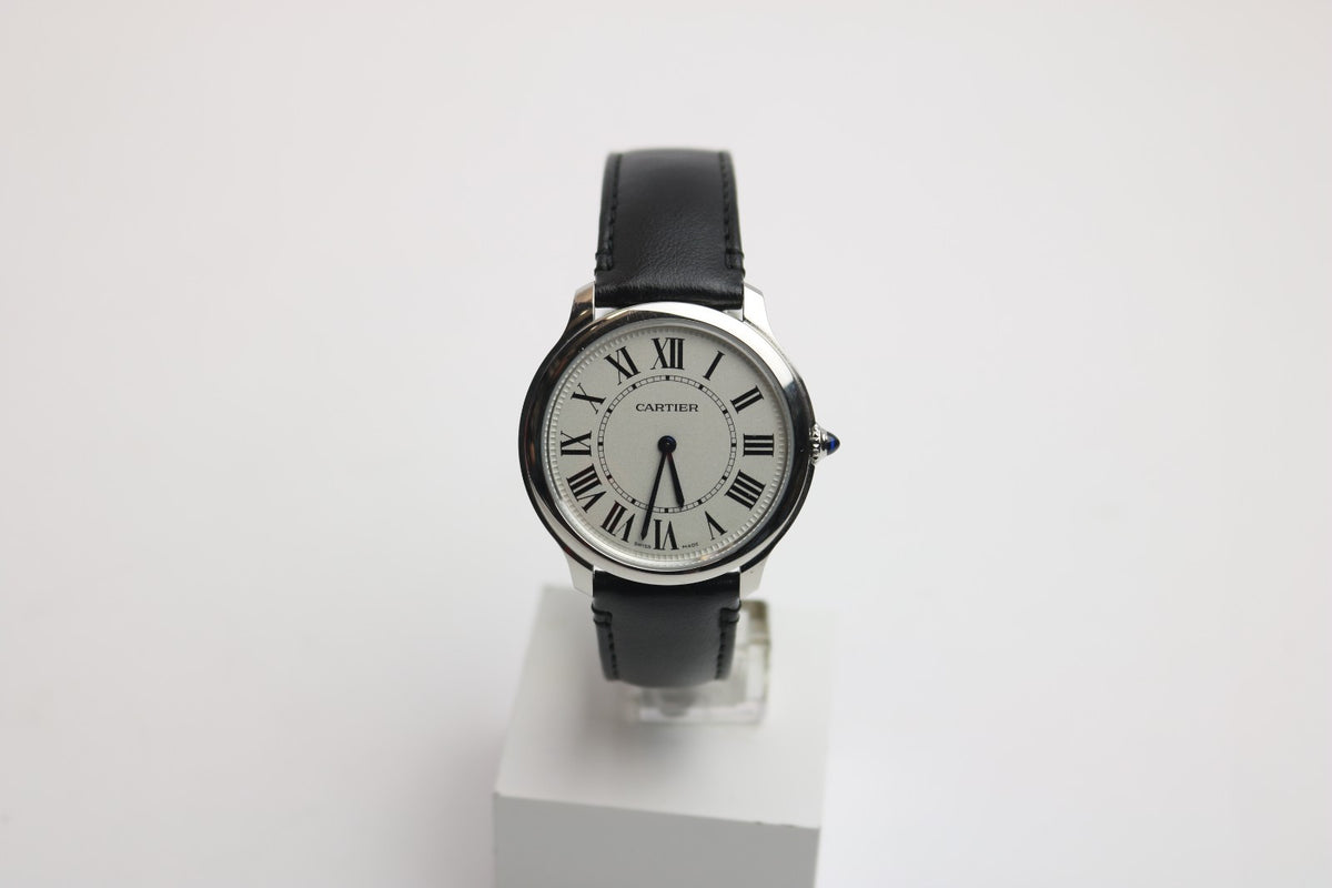 Cartier must de cartier Ronde Ambanduhr Herren - mit Box & Papieren - WSRN0031