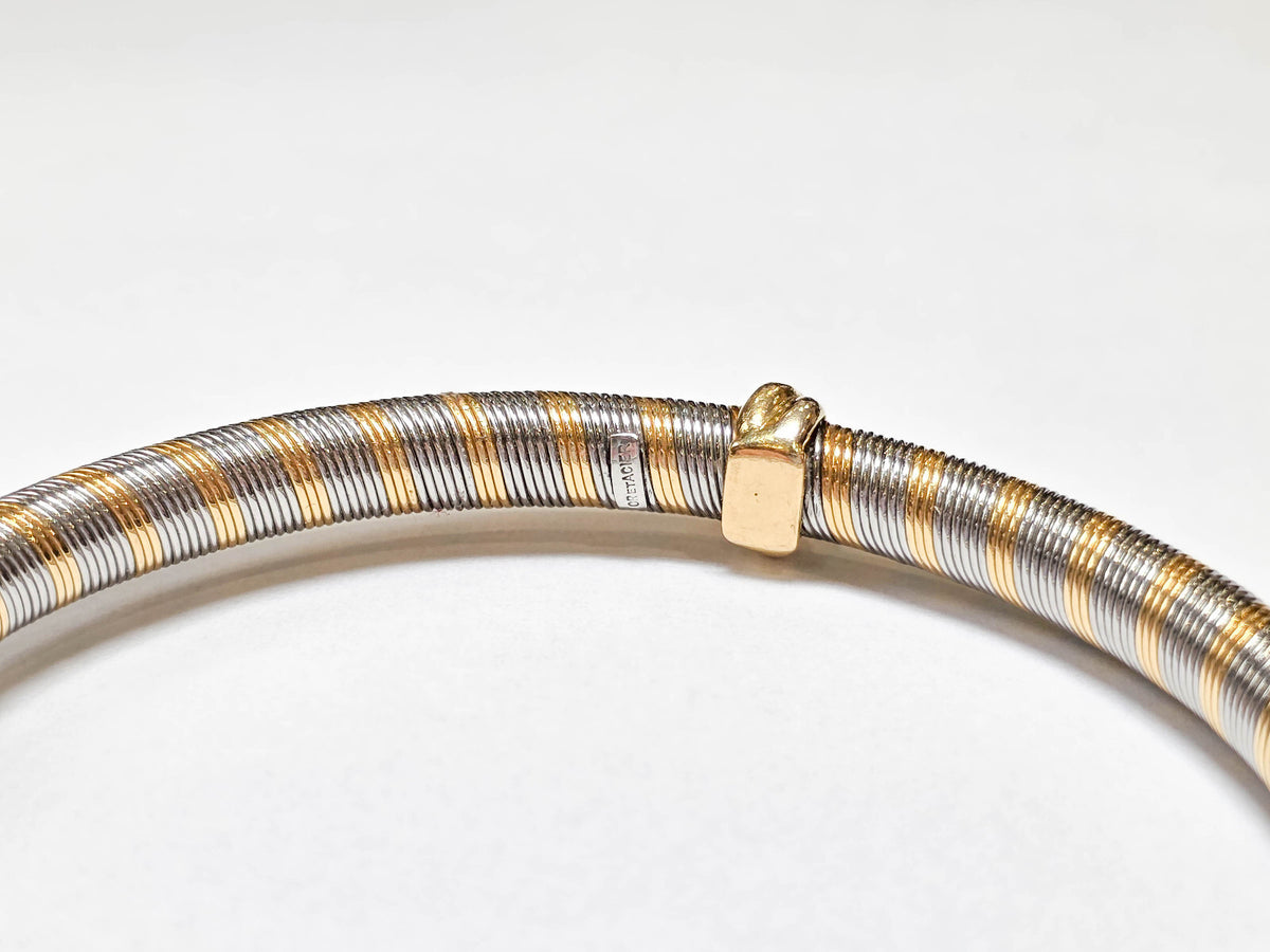 Cartier Armreif Trinity Vintage 750/18 Gelbgold/Stahl
