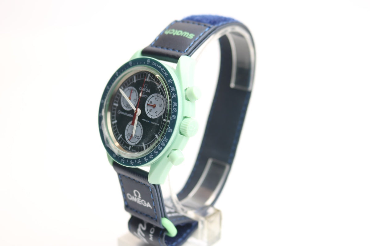 Omega Swatch mission on Earth Chronograph Ambanduhr Herren
