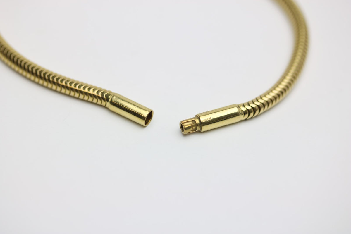 WEMPE Solitär-Brillant ca. 0,50ct - 750 Gelbgold mit Diamantanhänger - ca. 44 cm