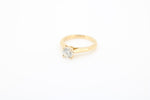 Cartier Diamant Solitär Ring - 750 Gold - Rg. ∅ 49 - + Box und Papieren0,80ct
