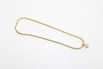 WEMPE Solitär-Brillant ca. 0,50ct - 750 Gelbgold mit Diamantanhänger - ca. 44 cm