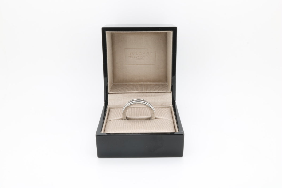 Bvlgari B. Zero 1 Ring 18k Weißgold Gr. 58 ca. 7,1g Box & Papiere