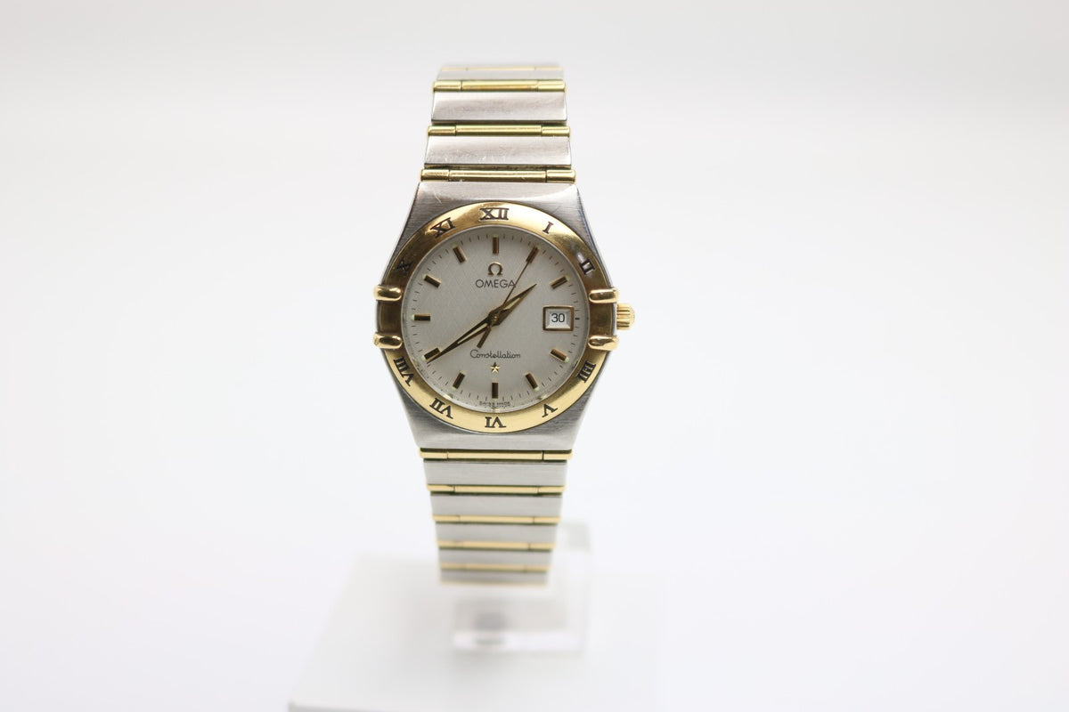Omega Constellation Armbanduhr Damen Quartz - aus Stahl/Gold