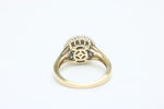Eleganter Damenring aus 585 Gelbgold mit 67 Diamanten – Ringgröße 53