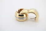 Wempe Gold Diamant Ohrstecker mit jeweils 11 Diamanten - 750 Gelbgold ca. 14,5g