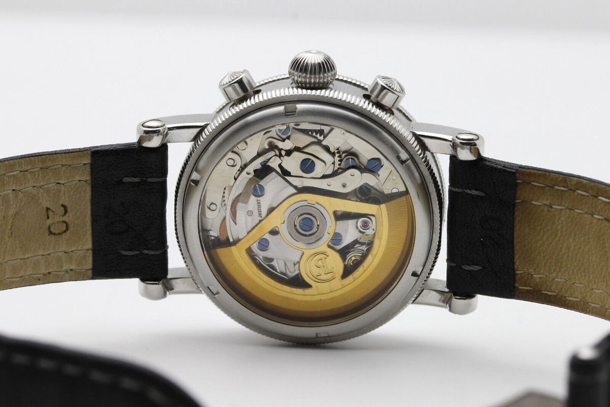 Chronoswiss Kairos CH 7523 Chronograph Stahl Automatik 38mm Armbanduhr